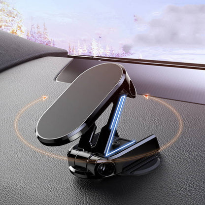 360° Marvel: Foldable Magnetic Car Phone Holder!